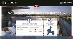 Desktop Screenshot of pichet-investissement.fr